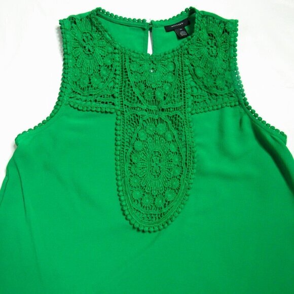 Halogen - Bright Green Sleeveless Top - XS - Picture 2 of 6